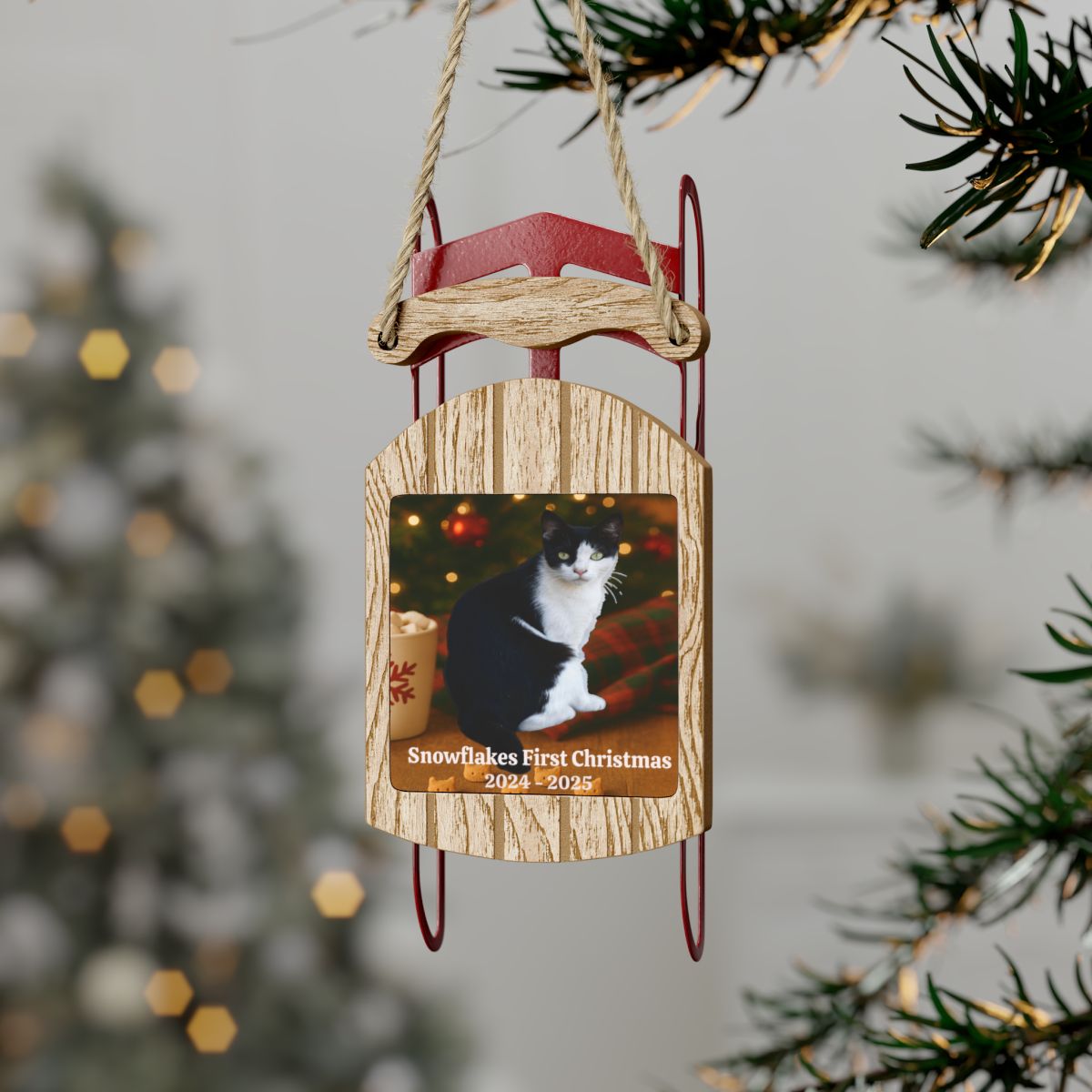 Sled Ornaments