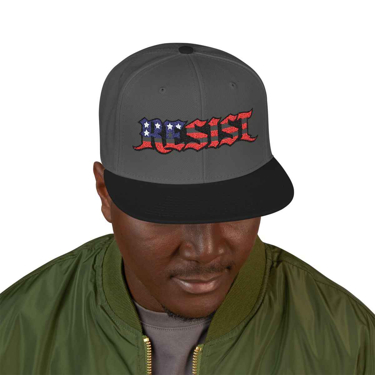 Embroidery Cap with 'RESIST' Patriotic Design |Resist Hat
