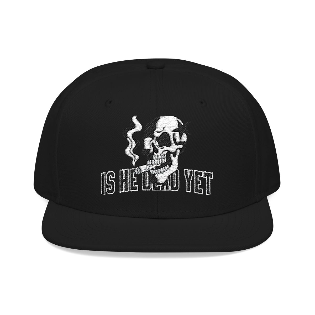 Is He Dead Yet FDT Subtle Embroidery Hat Resist & Protest Funny Hat