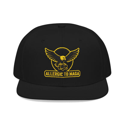 Allergic To Maga Embroidery Funny Hat Top Quality| Anti Trumpt Hat
