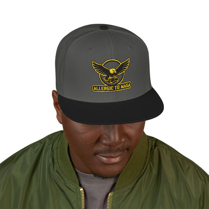 Allergic To Maga Embroidery Funny Hat Top Quality| Anti Trumpt Hat