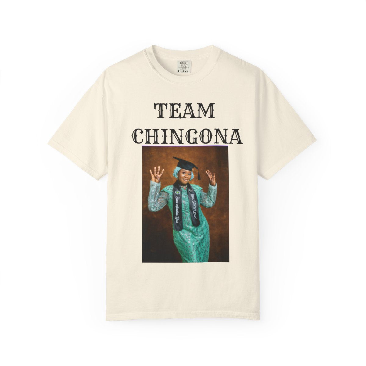 chingona Copy Copy grad Copy Copy Copy Copy Copy Custom Shirt Abuela, Comfort Colors Personlized Mom Shirt, Grandma, Dad, Sister, Brother, In Law Tee, Unisex Garment-Dyed T-shirt