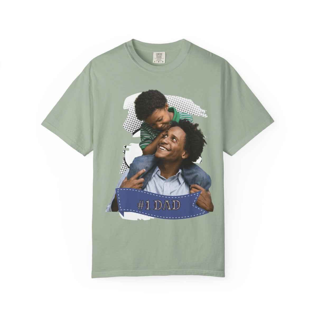 Custom Dad Gift Comfort Colors Personlize Tee for Father, over 80 designs, Por Art, 1980s