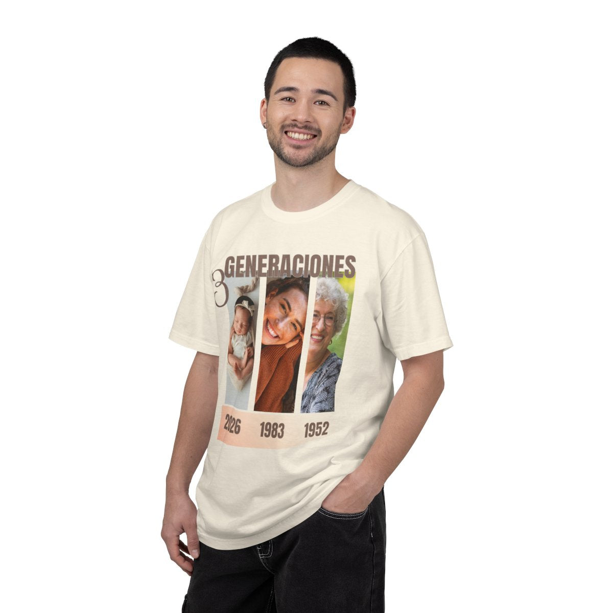 Custom Shirt Abuela, Comfort Colors Personlized Mom Shirt, Grandma, Dad, Sister, Brother, In Law Tee, Unisex Garment-Dyed T-shirt