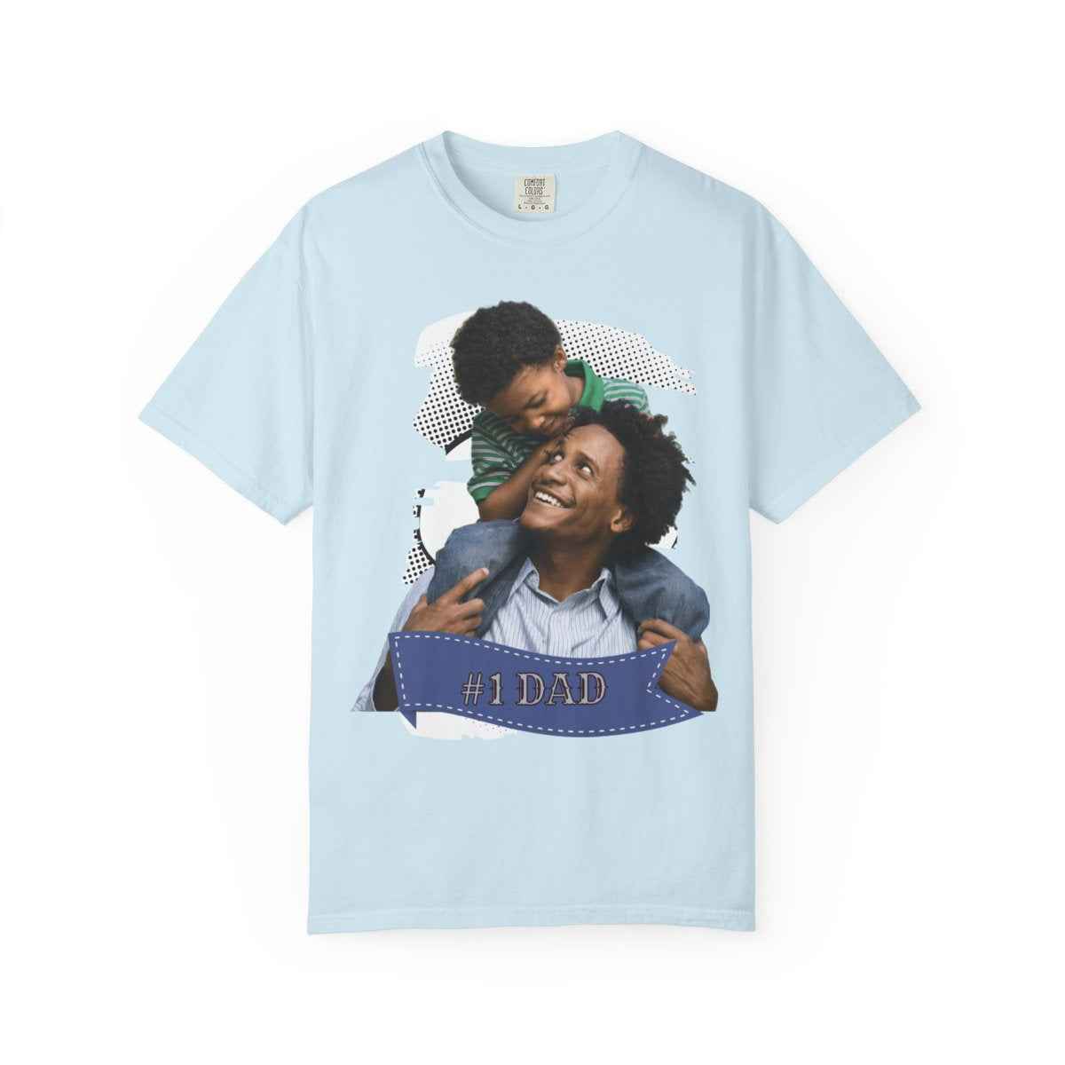 Custom Dad Gift Comfort Colors Personlize Tee for Father, over 80 designs, Por Art, 1980s