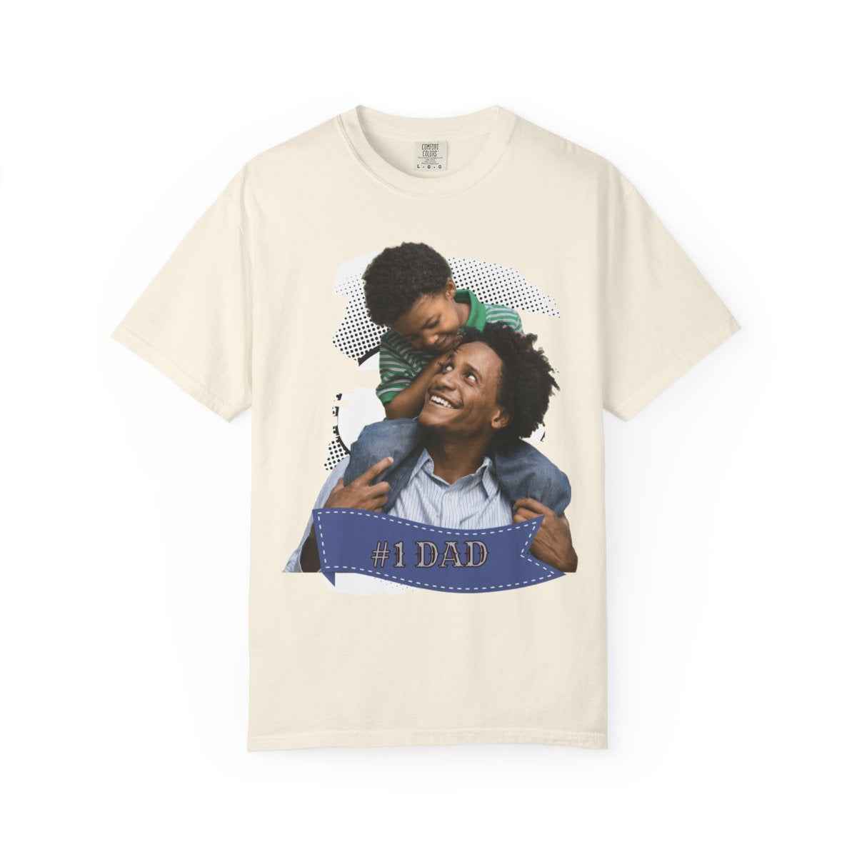 Custom Dad Gift Comfort Colors Personlize Tee for Father, over 80 designs, Por Art, 1980s