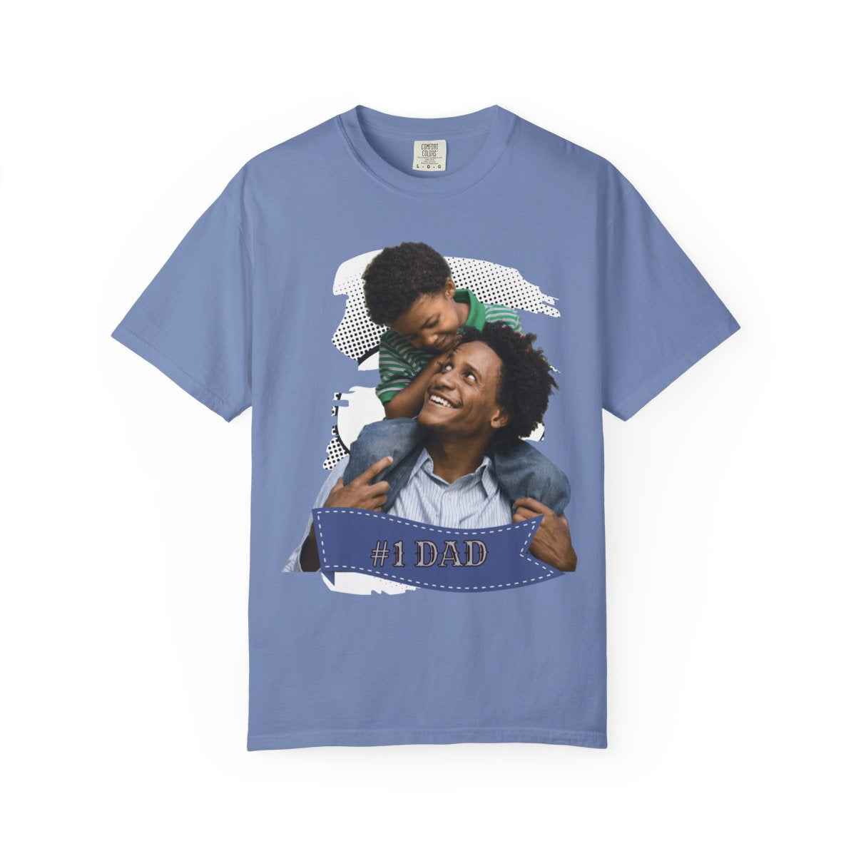 Custom Dad Gift Comfort Colors Personlize Tee for Father, over 80 designs, Por Art, 1980s