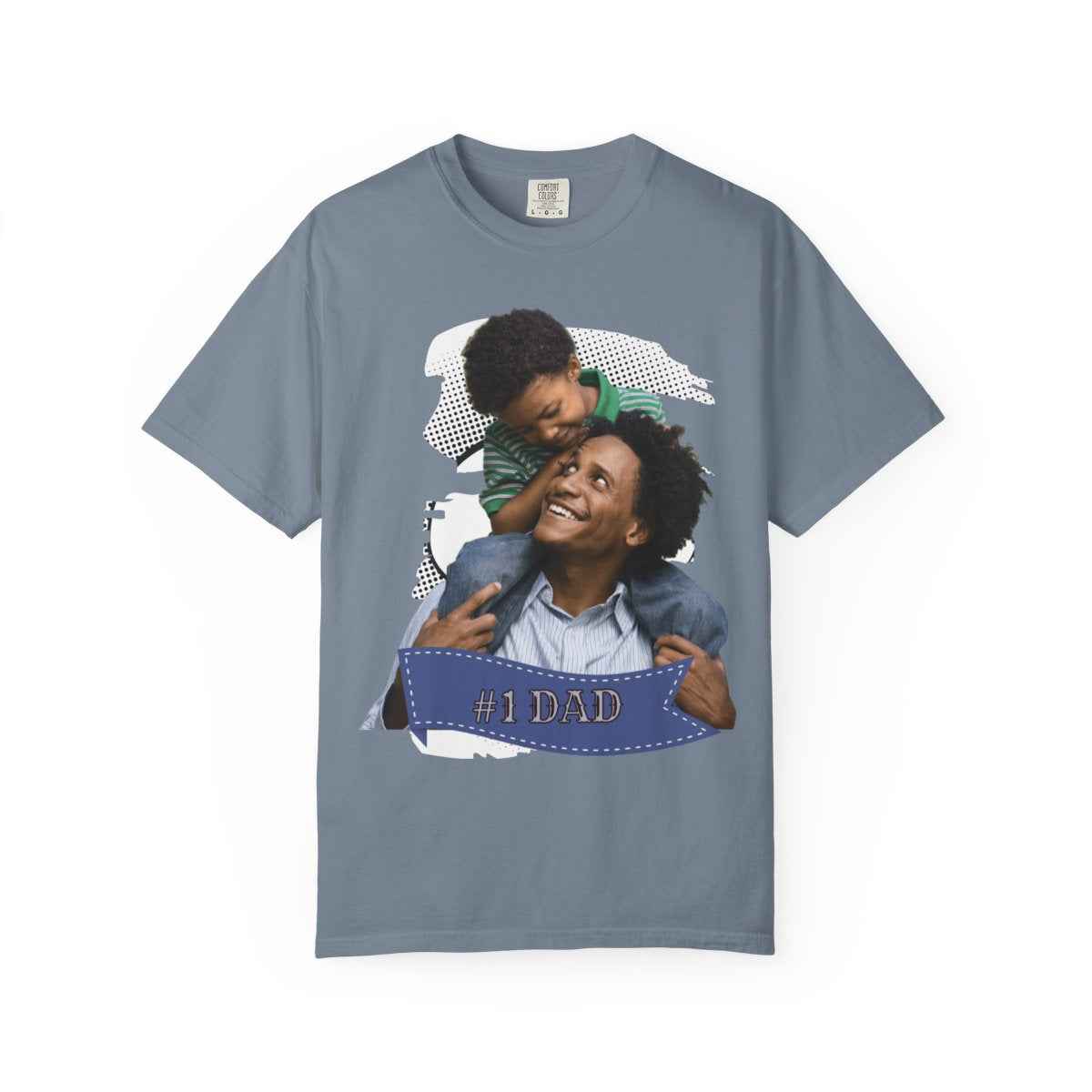 Custom Dad Gift Comfort Colors Personlize Tee for Father, over 80 designs, Por Art, 1980s
