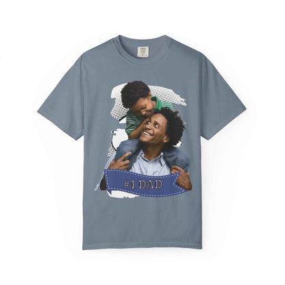Custom Dad Gift Comfort Colors Personlize Tee for Father, over 80 designs, Por Art, 1980s