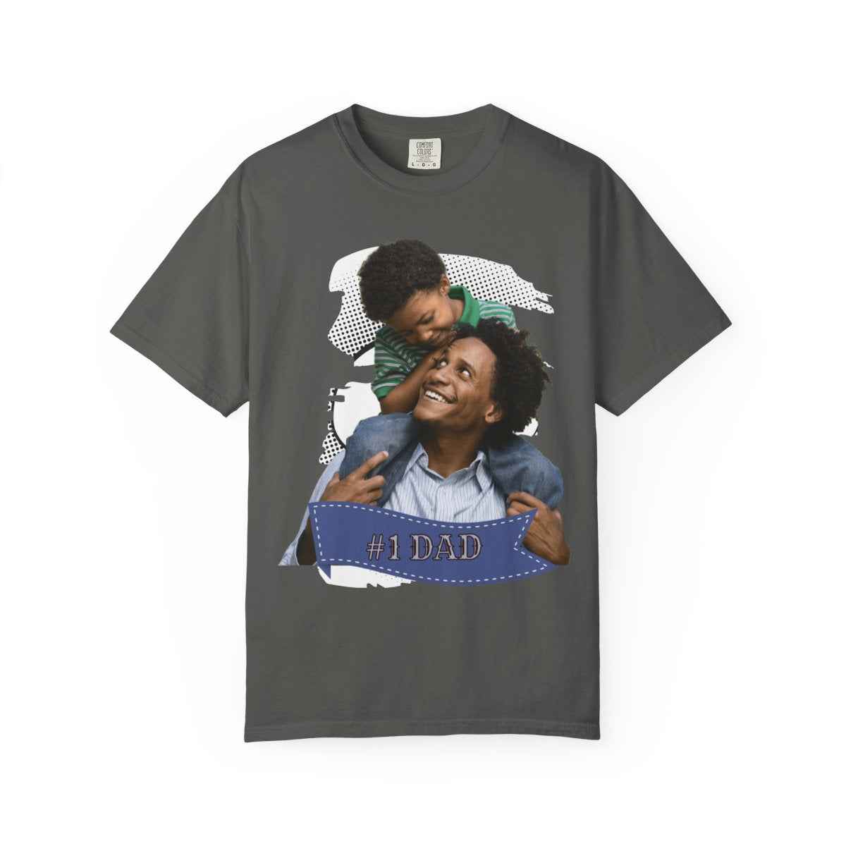 Custom Dad Gift Comfort Colors Personlize Tee for Father, over 80 designs, Por Art, 1980s