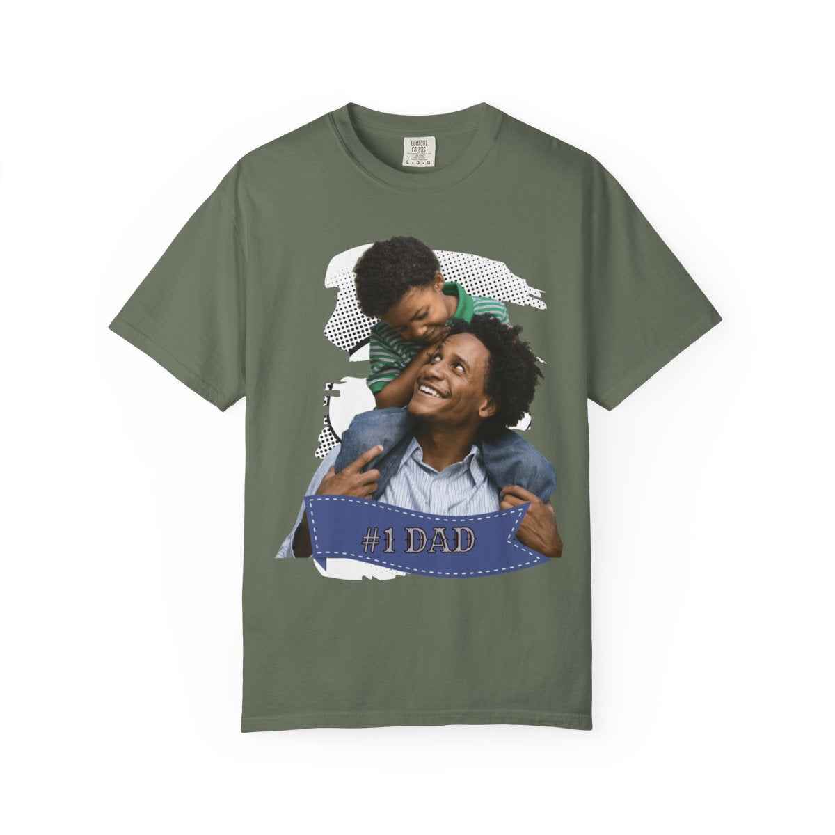 Custom Dad Gift Comfort Colors Personlize Tee for Father, over 80 designs, Por Art, 1980s