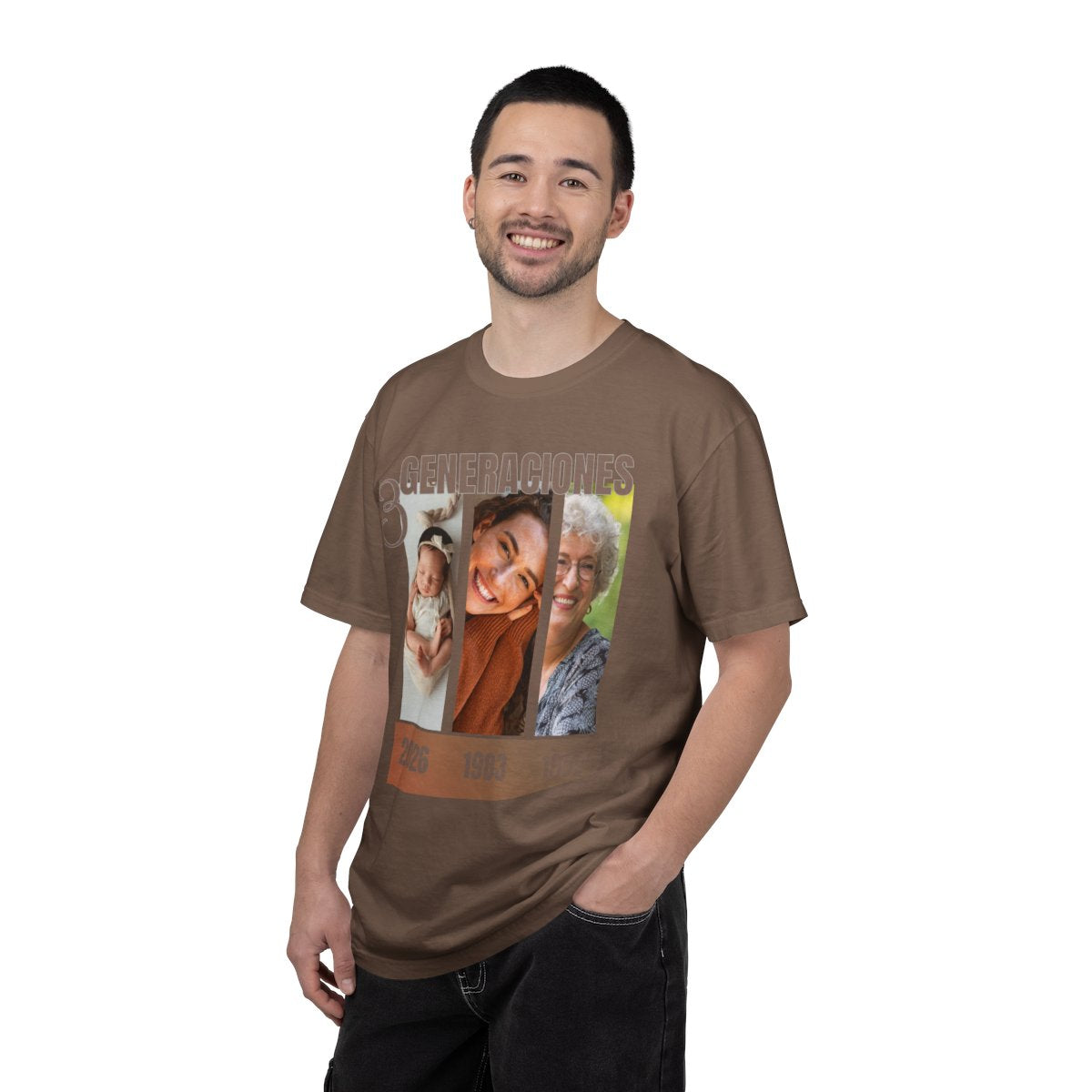 Custom Shirt Abuela, Comfort Colors Personlized Mom Shirt, Grandma, Dad, Sister, Brother, In Law Tee, Unisex Garment-Dyed T-shirt