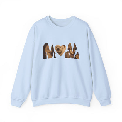 Custom Gift For Her or Him | Personalized MoM Photo Sweater - Unisex Crewneck