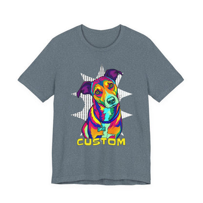 Custom Pop Art ..Gift Personlized Photo Family Shirt, Pet Tee, Soft Shirt For Mother's Day | Graduation Image Tee Upload Photo