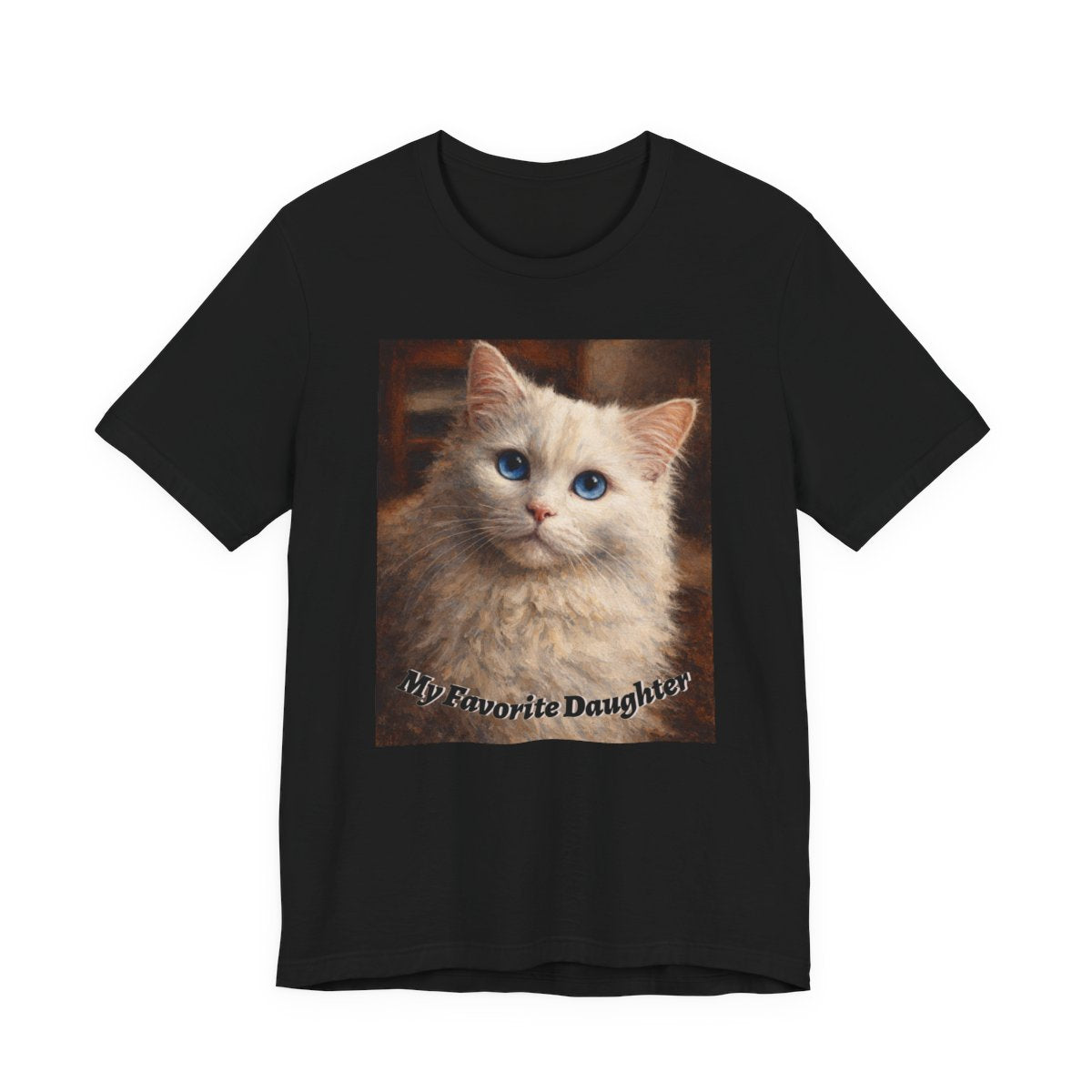 Pet Custom Tee, Family Personalized Oil Painting Brush Textures Style Gift For Him or Gift For Her