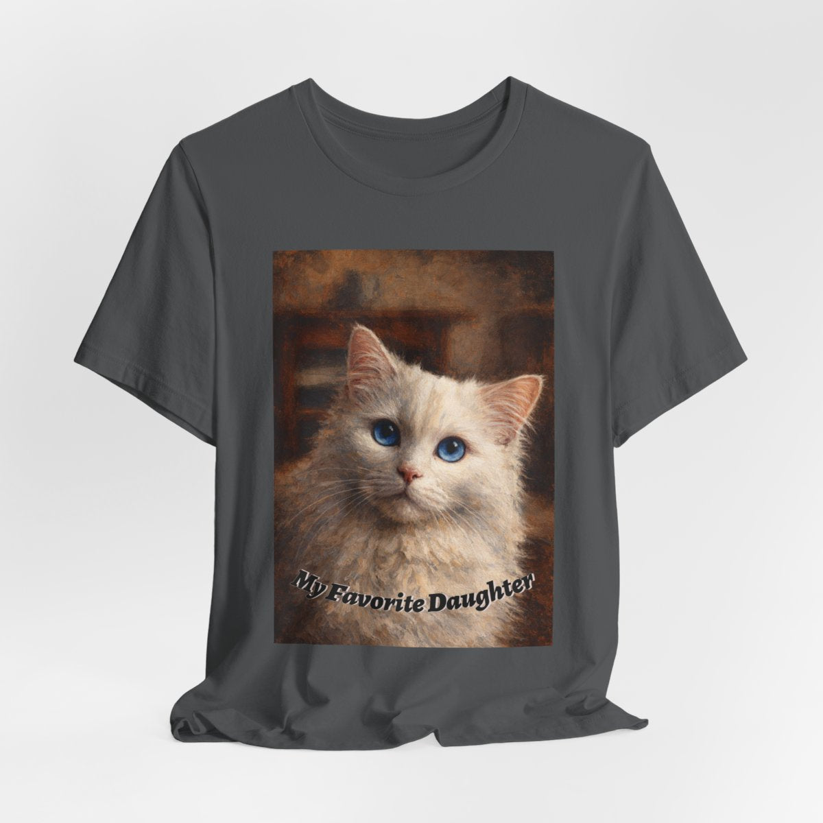 Pet Custom Tee, Family Personalized Oil Painting Brush Textures Style Gift For Him or Gift For Her