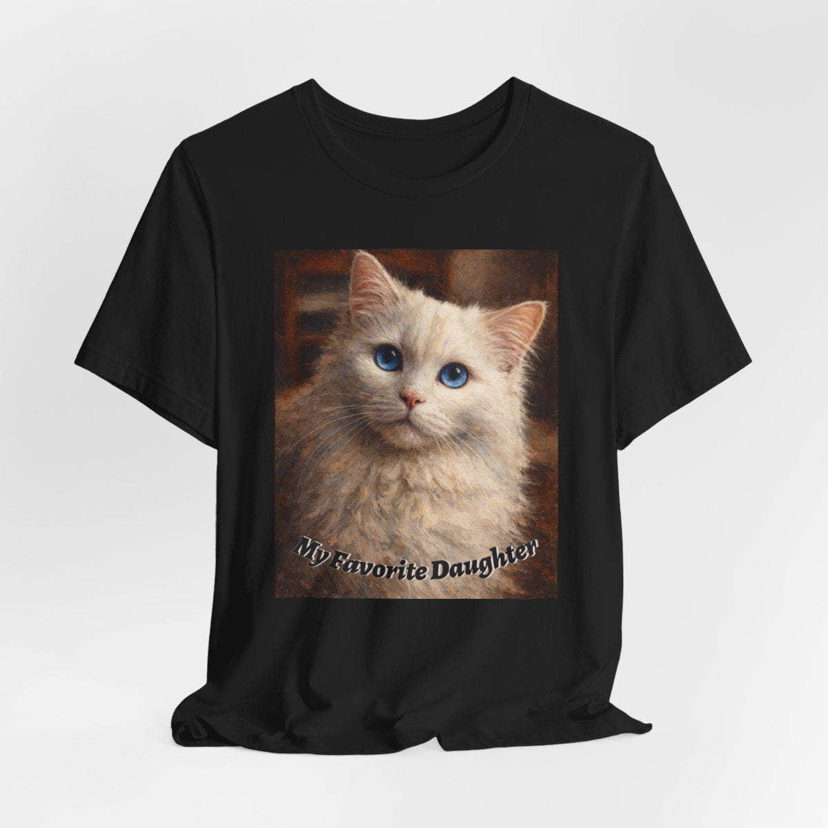 Pet Custom Tee, Family Personalized Oil Painting Brush Textures Style Gift For Him or Gift For Her