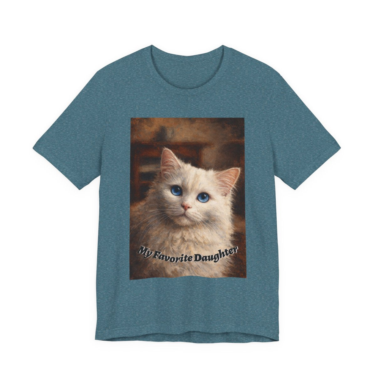 Pet Custom Tee, Family Personalized Oil Painting Brush Textures Style Gift For Him or Gift For Her