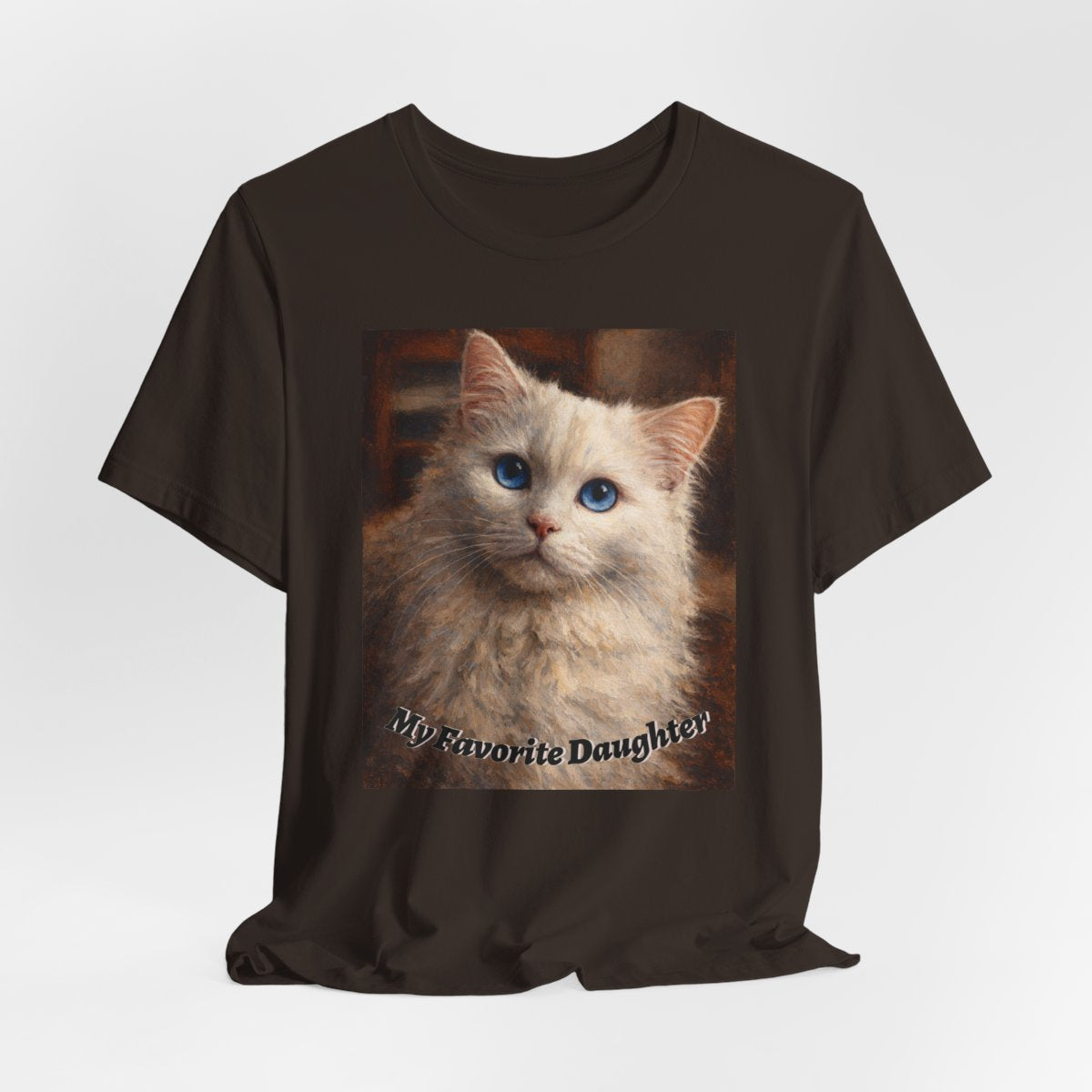 Pet Custom Tee, Family Personalized Oil Painting Brush Textures Style Gift For Him or Gift For Her
