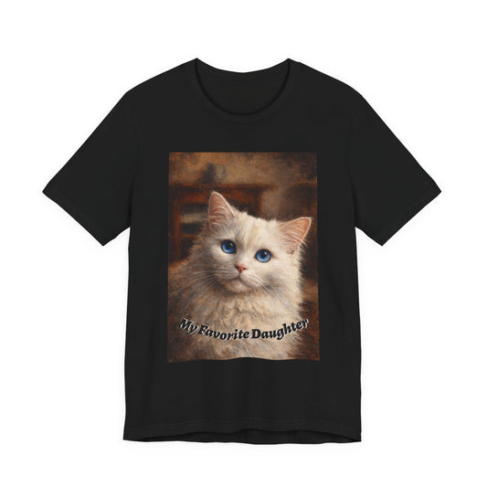 Pet Custom Tee, Family Personalized Oil Painting Brush Textures Style Gift For Him or Gift For Her