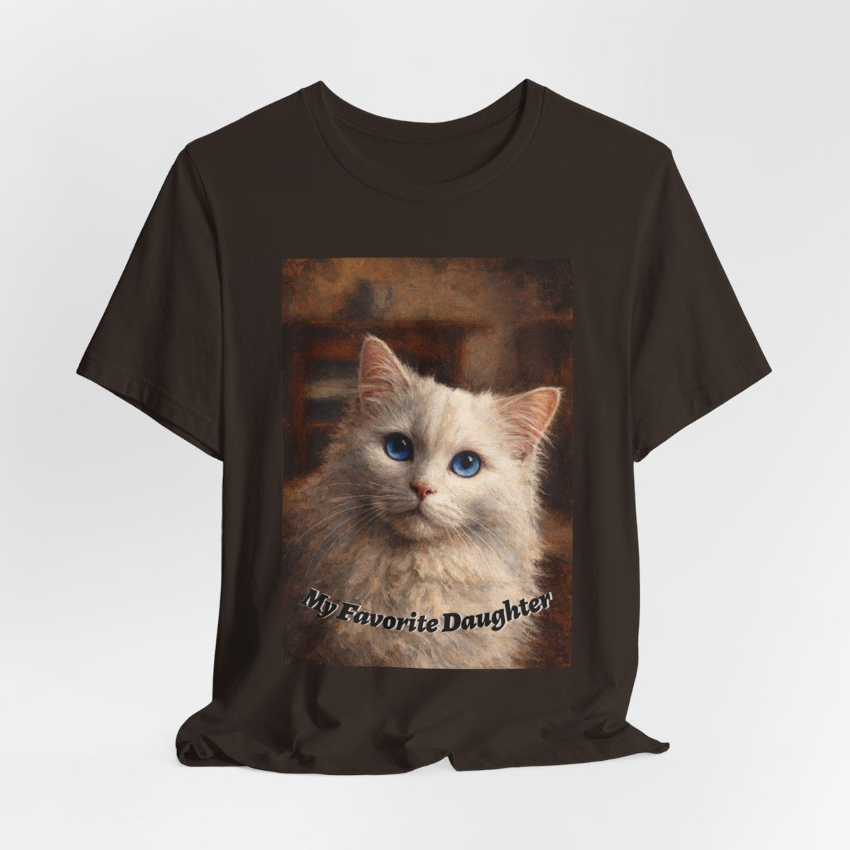 Pet Custom Tee, Family Personalized Oil Painting Brush Textures Style Gift For Him or Gift For Her