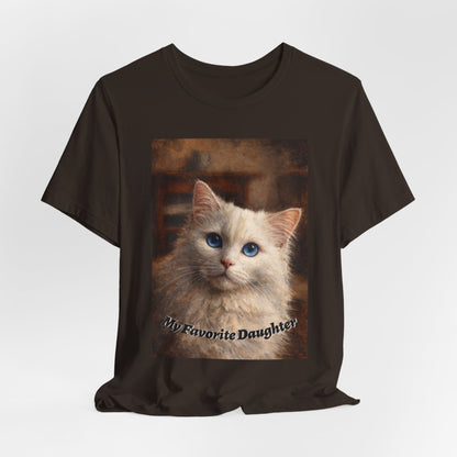 Pet Custom Tee, Family Personalized Oil Painting Brush Textures Style Gift For Him or Gift For Her