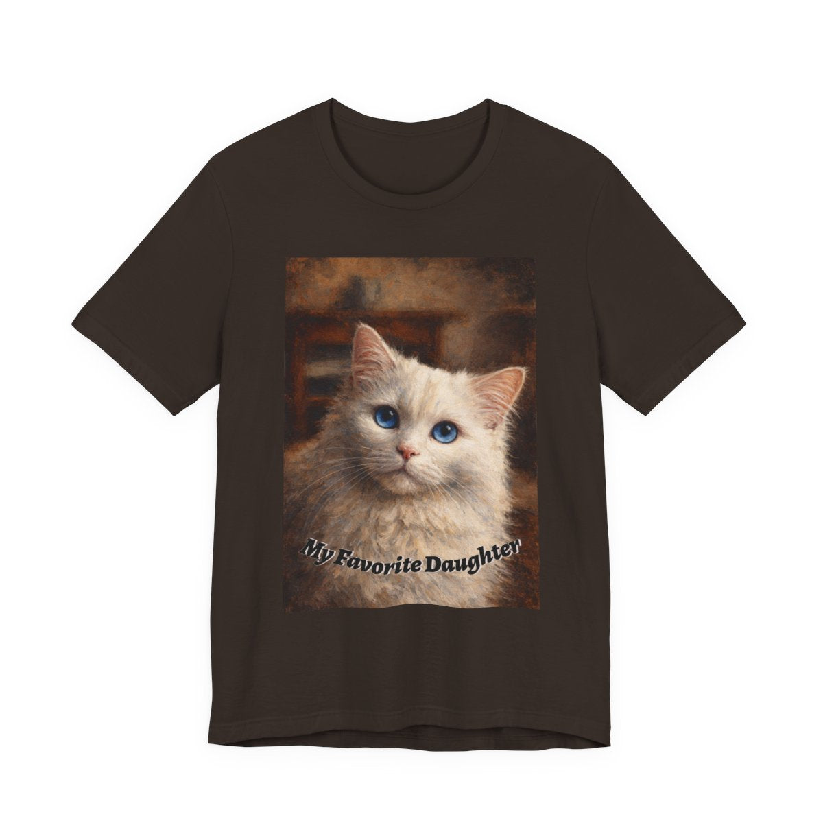 Pet Custom Tee, Family Personalized Oil Painting Brush Textures Style Gift For Him or Gift For Her