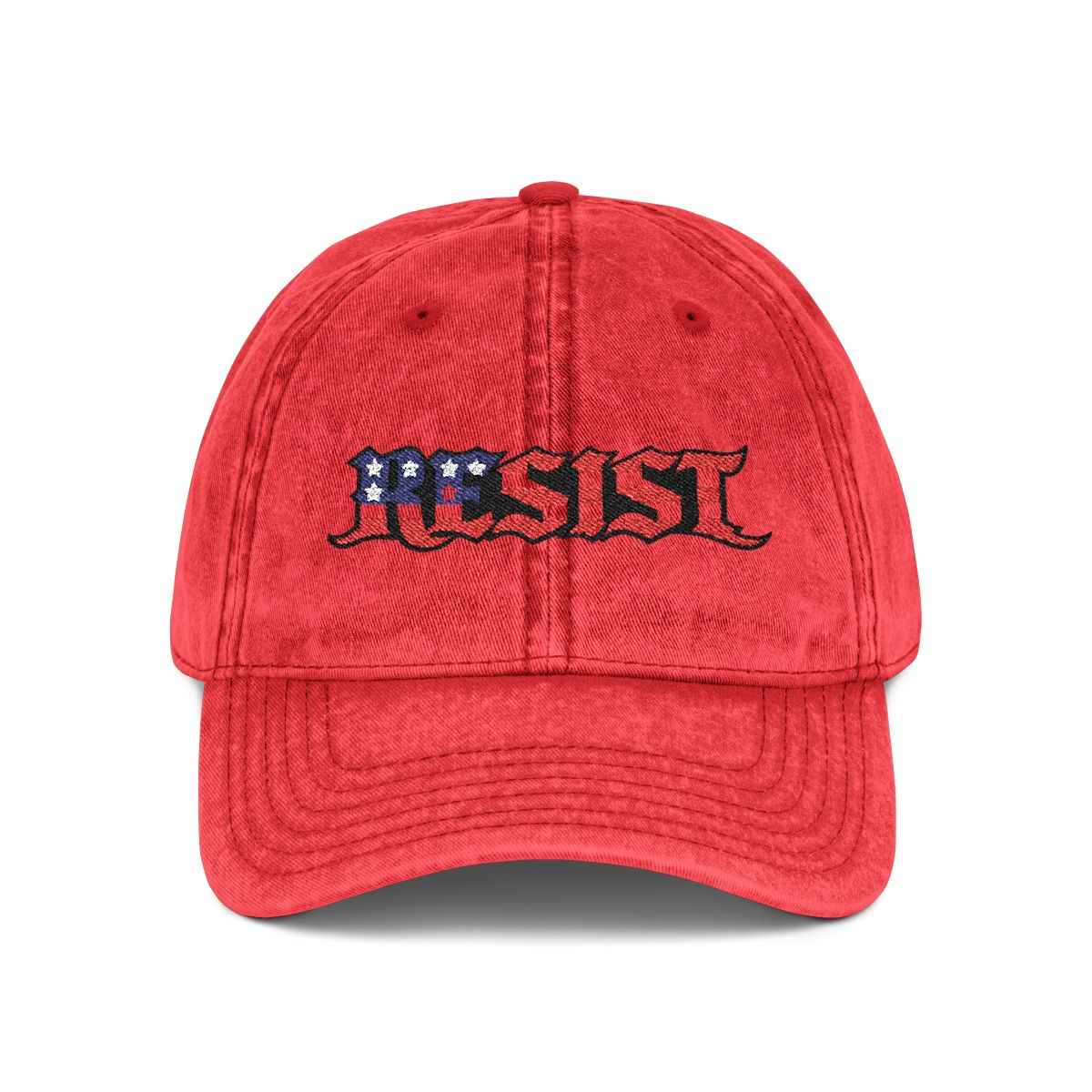 Embroidery Cap with 'RESIST' Patriotic Design |Resist Hat