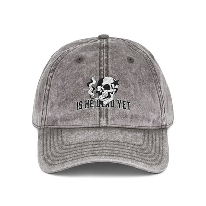 Is He Dead Yet FDT Subtle Embroidery Hat Resist & Protest Funny Hat