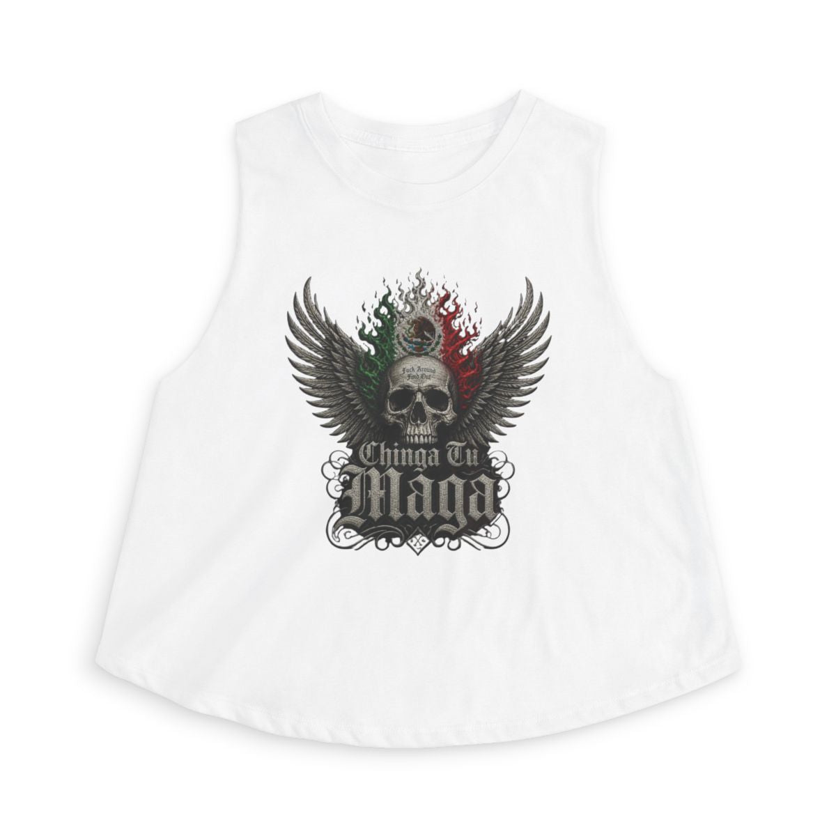 Chinga Tu Maga Crop Top