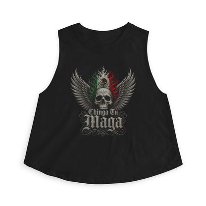 Chinga Tu Maga Crop Top