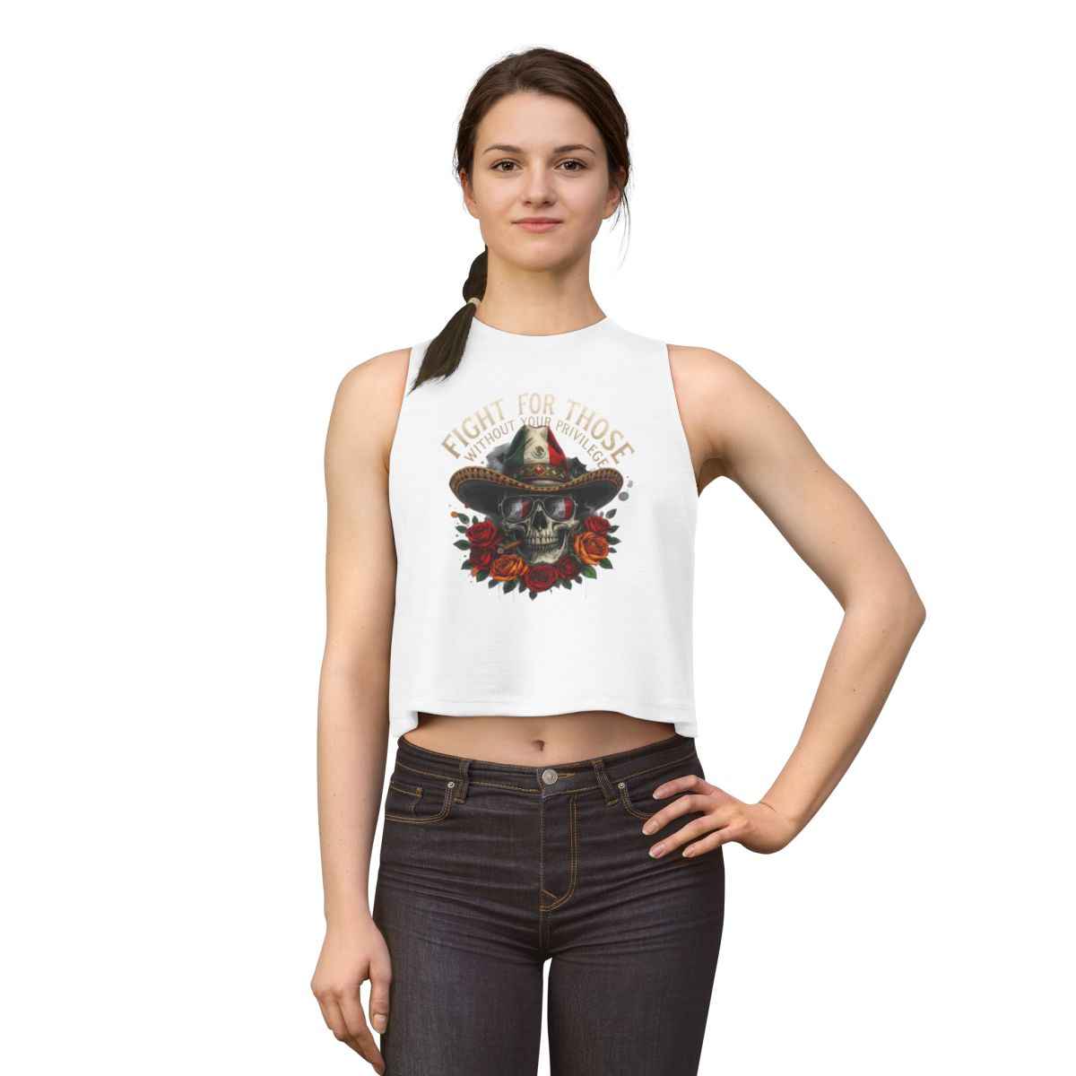 Copy Chinga Tu Maga Crop Top