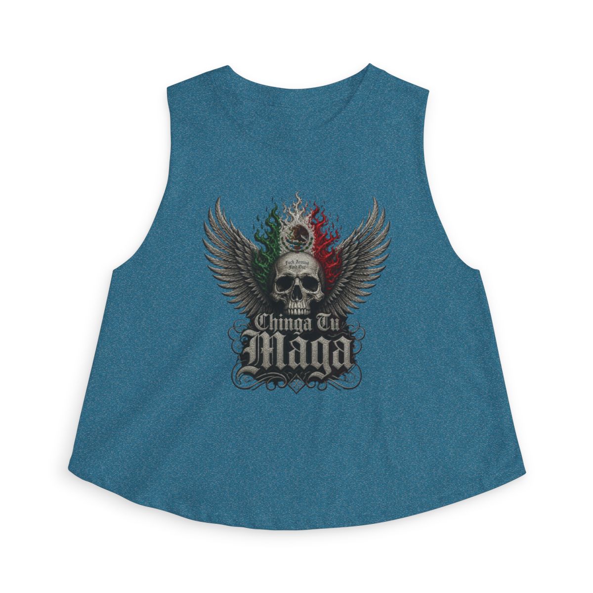 Chinga Tu Maga Crop Top