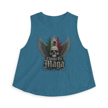 Chinga Tu Maga Crop Top