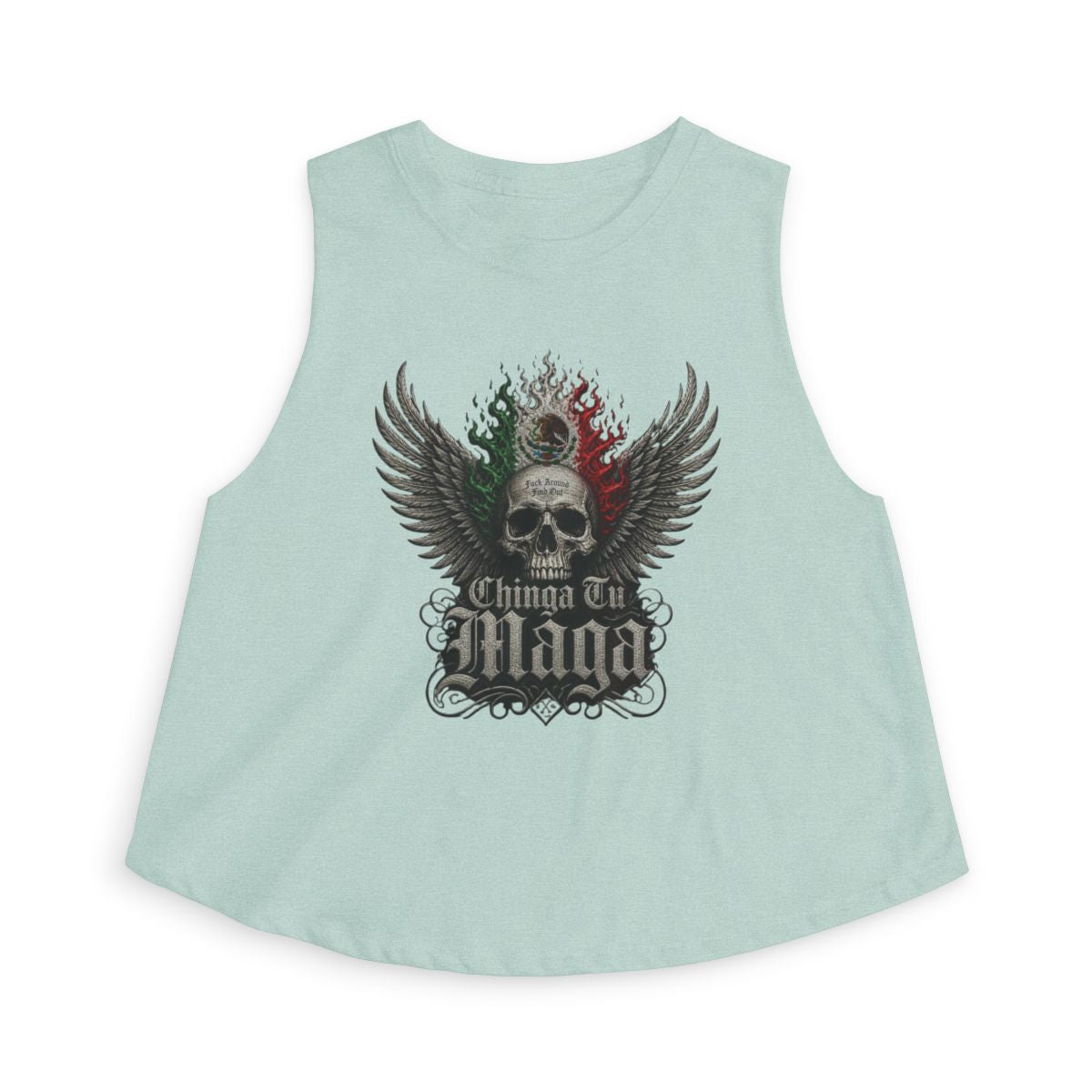 Chinga Tu Maga Crop Top