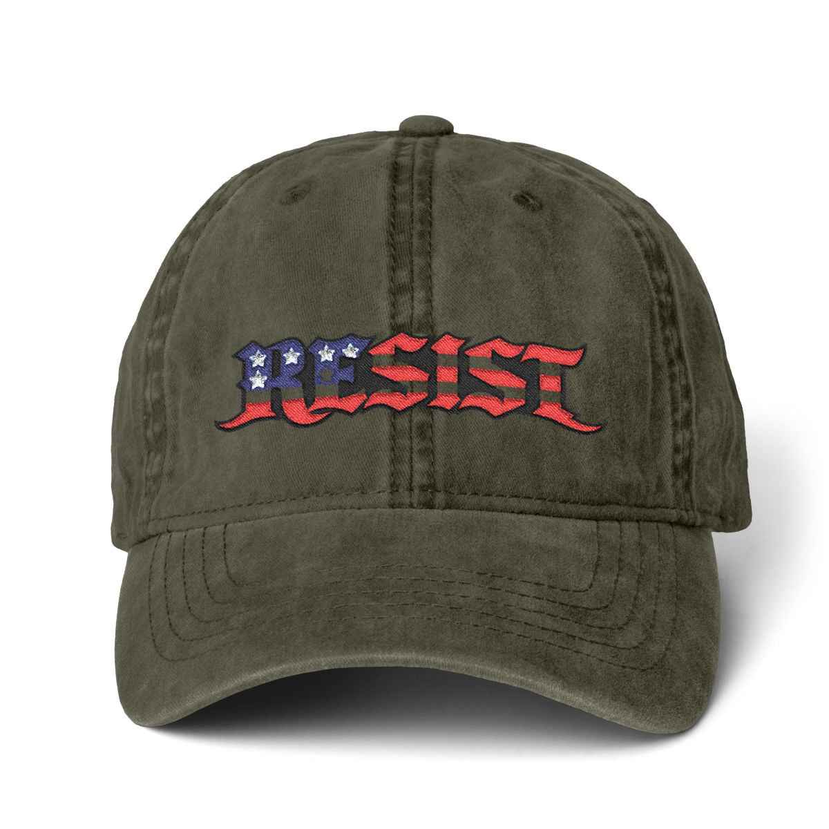 Embroidery Cap with 'RESIST' Patriotic Design |Resist Hat
