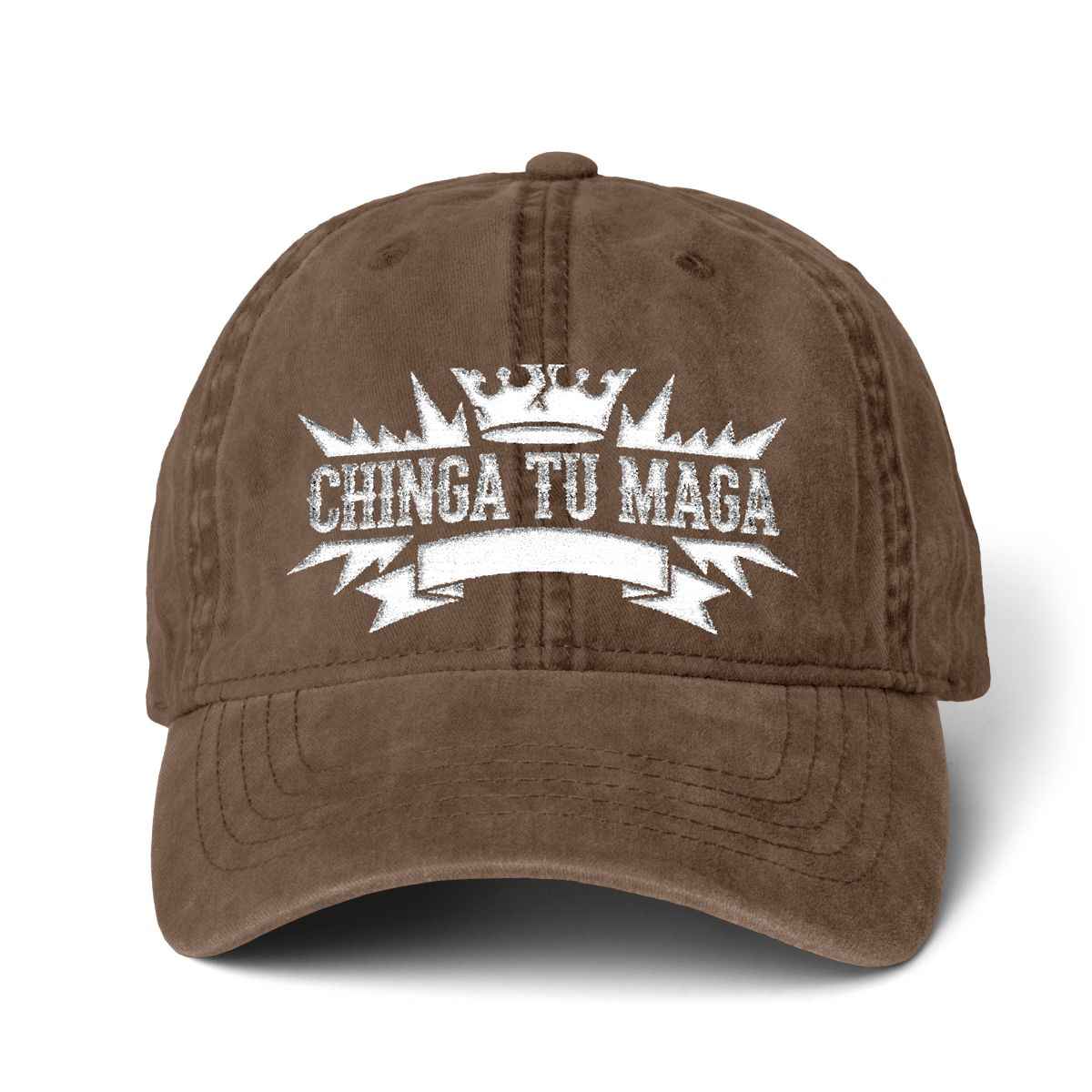 Political Hat Embroidery Cap Pigment-Dyed Cap with Fashion Undervisor (Embroidery)