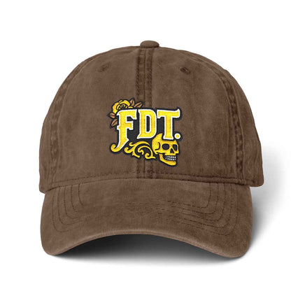 Political Hat Embroidery Cap Pigment-Dyed Cap with Fashion Undervisor (Embroidery)