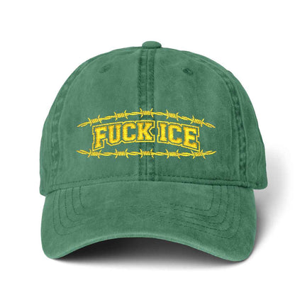 Fuck Ice Hat Anti Trump Cap Embroidery Top Quality