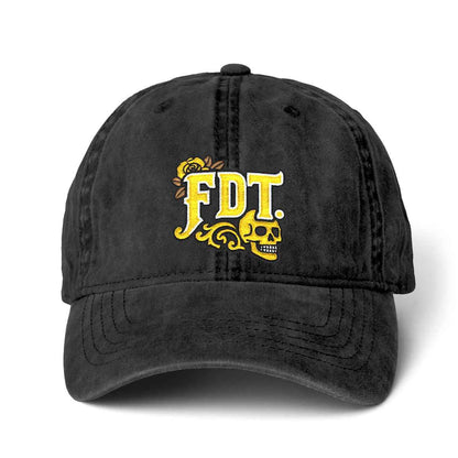 Political Hat Embroidery Cap Pigment-Dyed Cap with Fashion Undervisor (Embroidery)