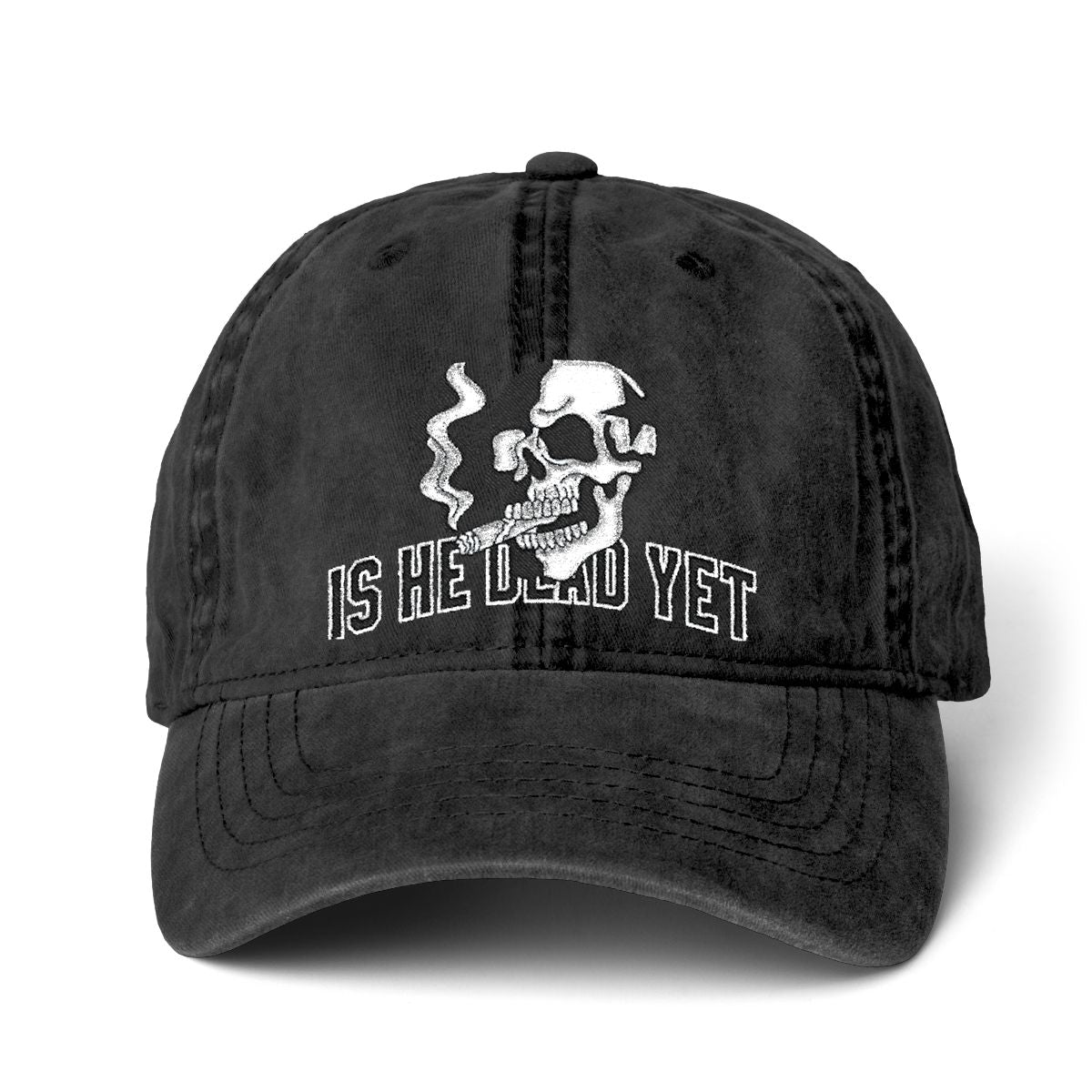 Is He Dead Yet FDT Subtle Embroidery Hat Resist & Protest Funny Hat