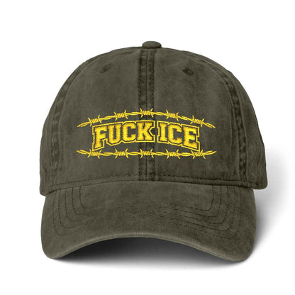 Fuck Ice Hat Anti Trump Cap Embroidery Top Quality