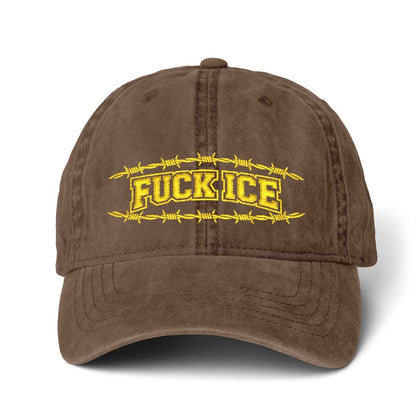 Fuck Ice Hat Anti Trump Cap Embroidery Top Quality