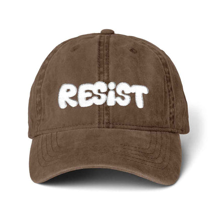 Resist Embroidery Hat | Protesting Cap Top Quality Hat